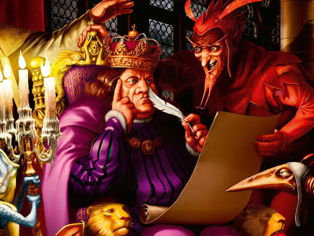 Robuchez's tweet photo. @OutcomeM_News @StephenKing Stephen Kin convincing sobbi to pass ownership https://t.co/z7CRMocKSW