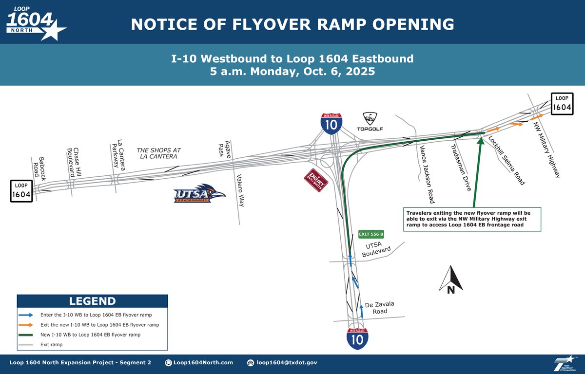 TxDOT San Antonio tweet media