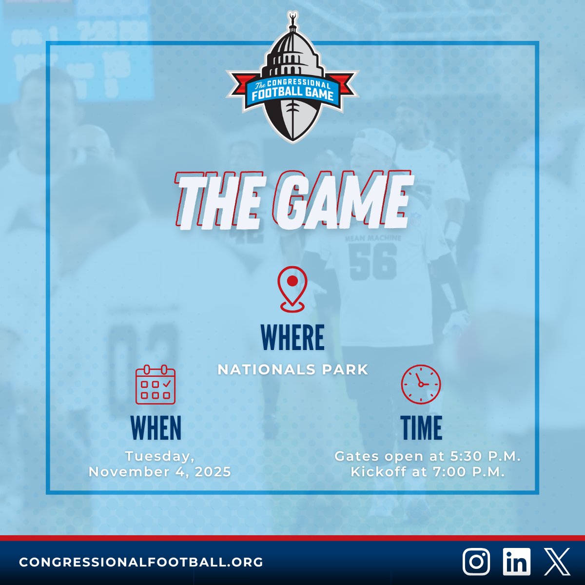 Congressional Football Game tweet media