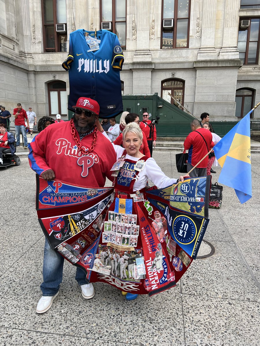 Phillies vs. Phillies last night, Rally for Red October today. Go Phils!