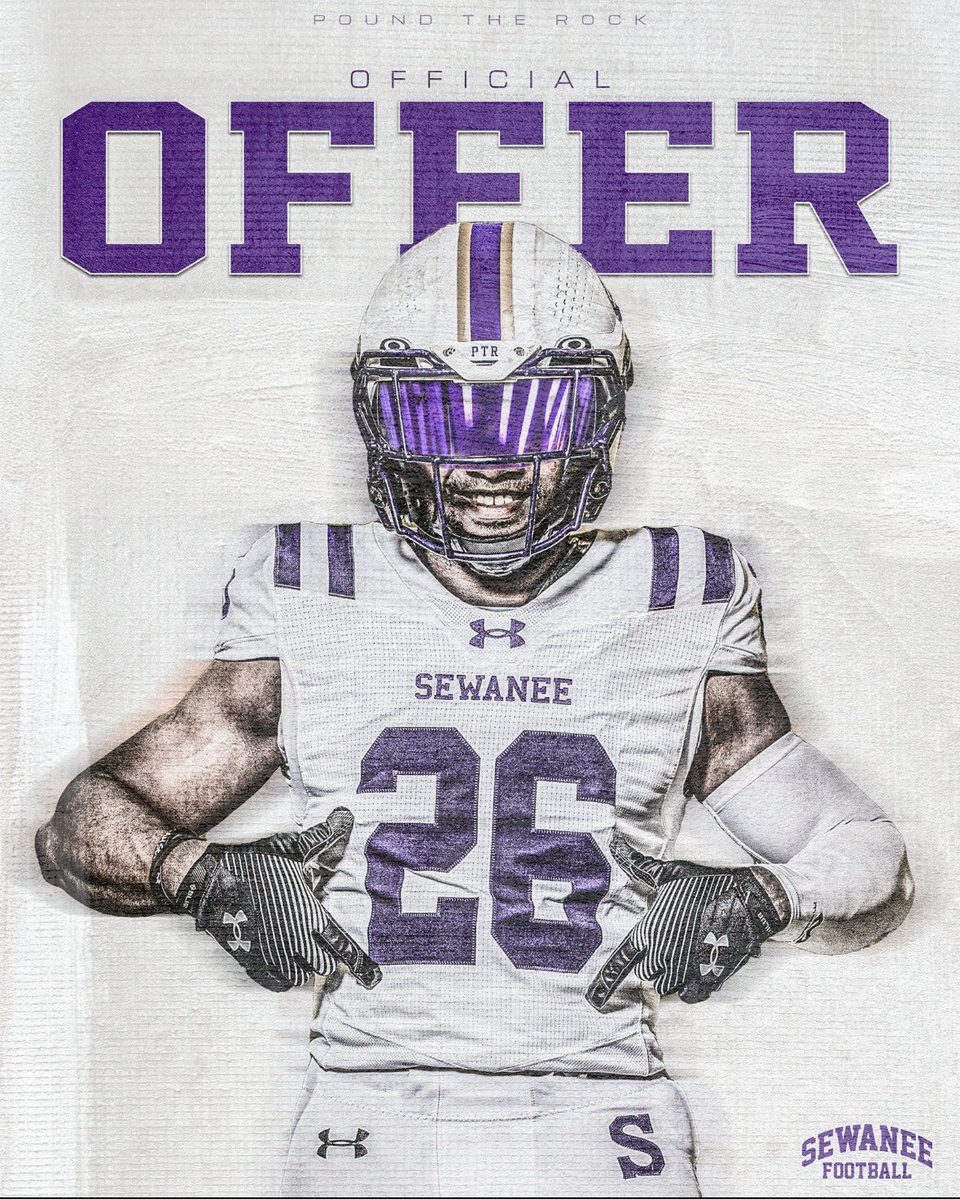 Blessed to receive an offer from <a href="/SewaneeFootball/">Sewanee Football</a> // <a href="/CoachGabe34/">Travis Gabriel</a> <a href="/titans_fb/">RealOlympiaTitansFB</a>