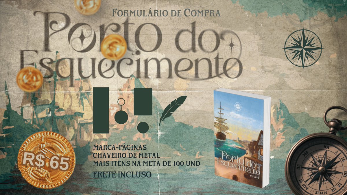 ProjetoPyxis's tweet image. [#PDEficbook⛵]

🏴‍☠️ Pré-venda: ficbook Porto do Esquecimento, de @eIfIand 
🪙 Valor: R$ 65
🗡️ Prazo de pagamento: 10/12/25
☠️ Lote único e limitado a 100 unidades!

🦜 Pilantra: &quot;Compre o seu no formulário abaixo!!! CRÁÁÁ!!!&quot;
forms.gle/pLShgDvukA3Pjw…
