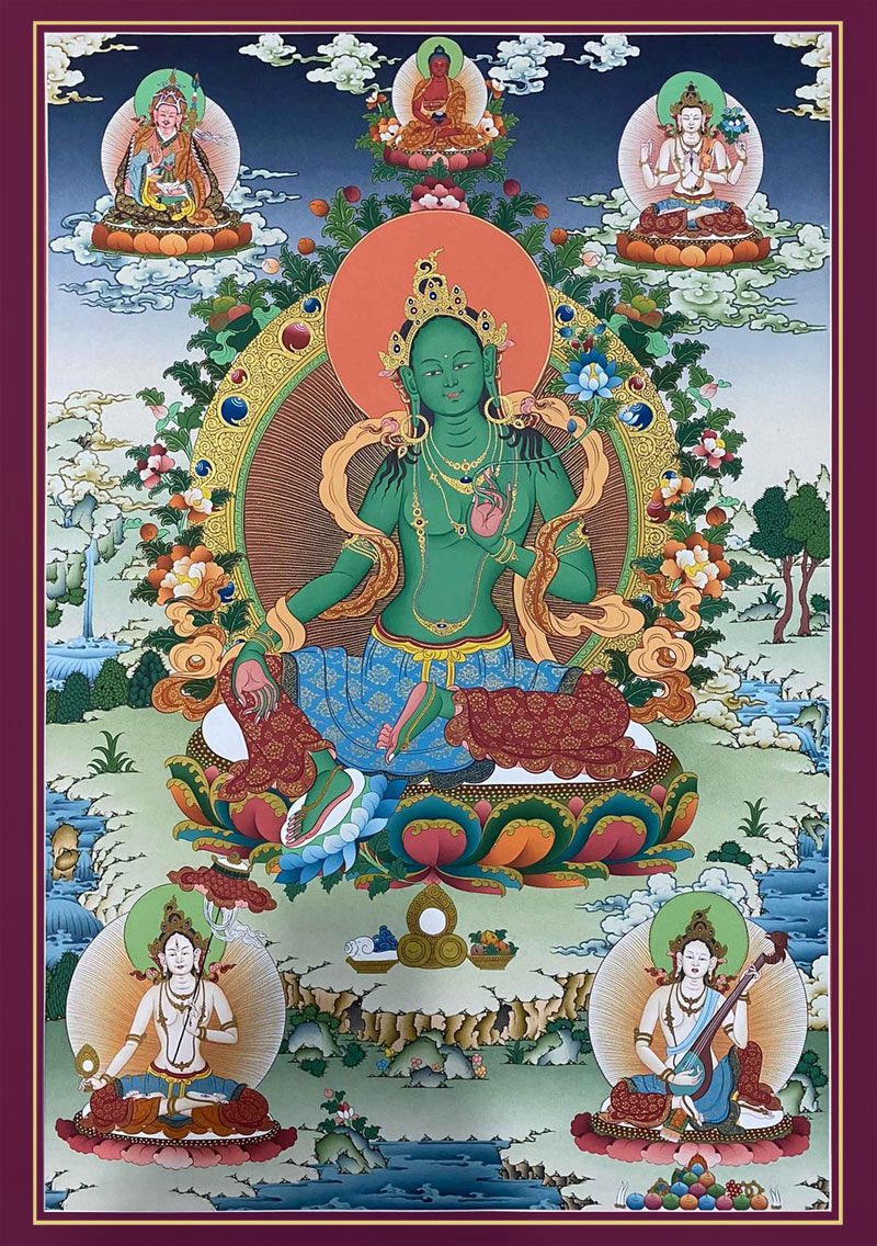 nongdotoine's tweet image. พุทธมหายานและวัชรยานมี female Buddha นะ แต่แค่ค่อนข้าง rarely หน่อย ตัวอย่างก็เช่นพระนางตาราเขียว (ในฐานะศักติของพระอโมฆสิทธิพุทธเจ้า) และพระนางปรัชญาปารมิตาเทวี แต่มันก็ออกแนวขัดกับใน Lotus sutras ที่บอกเป็นนัย ๆ ว่าถ้าจะเป็น Bodhisattva ต้องมีองคชาติเสียก่อน อ่ะนะ 😅😅😅