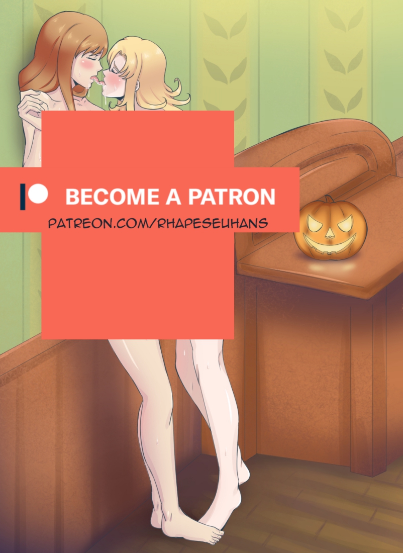 RhapeSeuhans's tweet photo. [Lvl 30 Patreon reward] Greta and Freya decided to stay home for a little treat🎃, for @zelrenafan69  
#storyofseasons #harvestmoon #nsfw #freya #greta #greya https://t.co/3AgURXgR4O