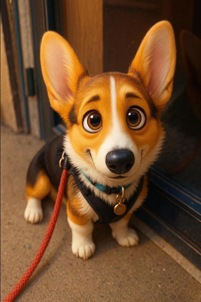 imcorinnemec's tweet image. #TheodoreCorgivelt as the star of a #PixarMovie ♥️😝👌