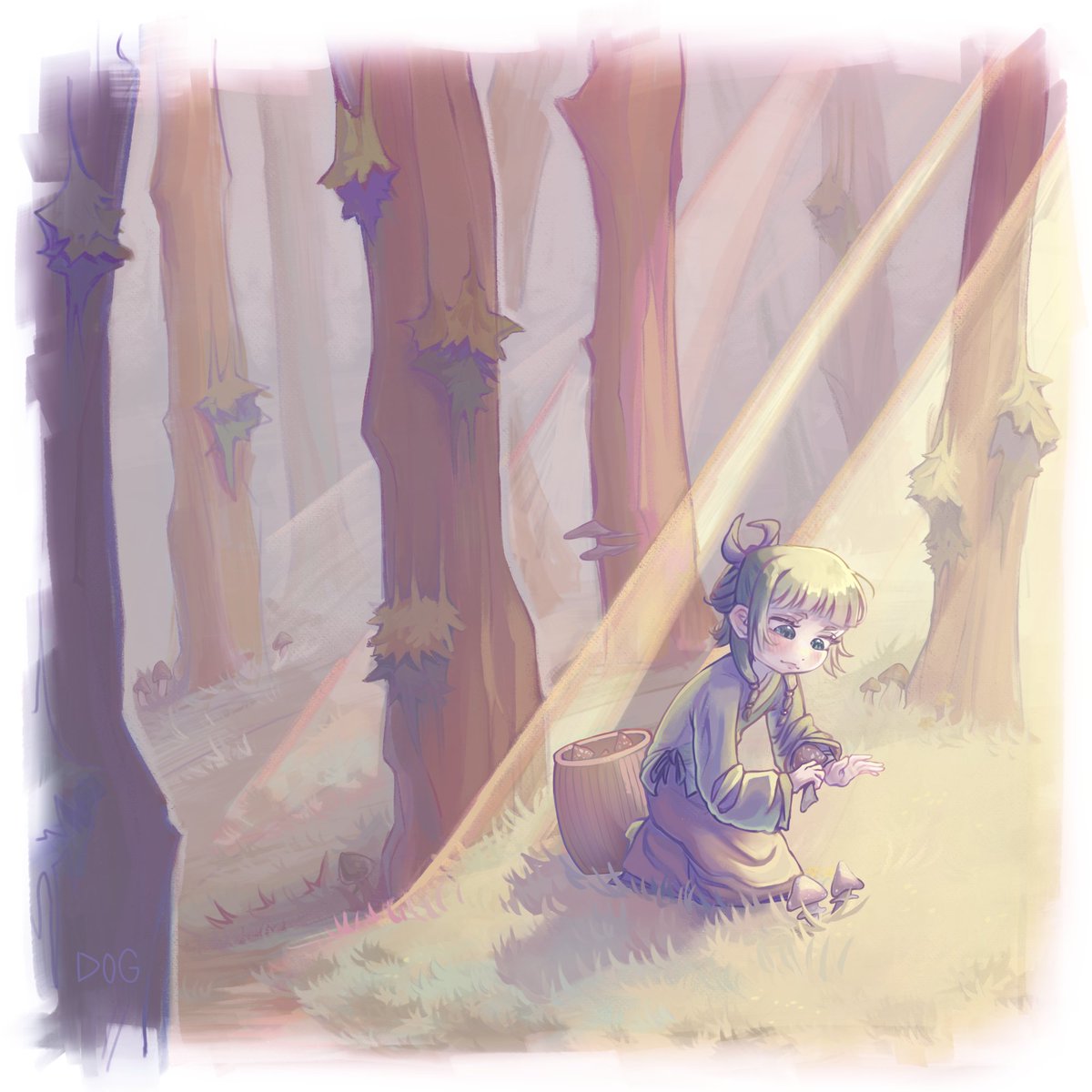 Day 2: Mushroom
What a nice catch!

#薬屋Inktober #ApothecaryDiariesInktober #薬屋FA