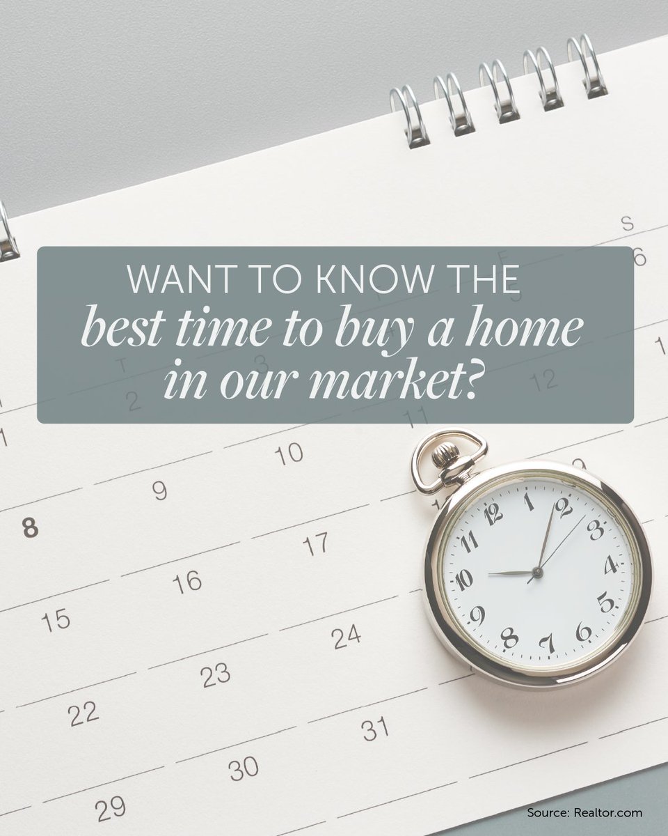 LisaSellsPgh's tweet photo. Spoiler Alert: October is officially the best month to buy a home in 2025.

The market is shaping up to bring buyers more options, better prices, and less competition in most of the top 50 metros.

But the exact week when buyer-friendly conditions peak varies by market. https://t.co/sKYaX94DWY