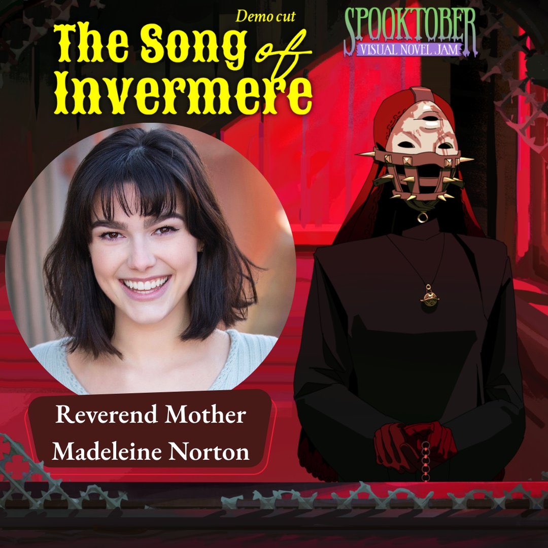 Madeleine Norton๐๏ธ๐ซง (@madeleinenoire) on Twitter photo Super hyped to join the cast of The Song of Invermere as REVEREND MOTHERโis her bite worse than her bark? Youโll just have to seeโฆ ๐ป Thanks <a href="/KRhodesVA/">๐ชปKiera Rhodes๐ชป</a> for bringing me on, and check out the link to play the visual novelโs demo today!
9sen.itch.io/the-song-of-inโฆ Super hyped to join the cast of The Song of Invermere as REVEREND MOTHERโis her bite worse than her bark? Youโll just have to seeโฆ ๐ป Thanks <a href="/KRhodesVA/">๐ชปKiera Rhodes๐ชป</a> for bringing me on, and check out the link to play the visual novelโs demo today!
9sen.itch.io/the-song-of-inโฆ