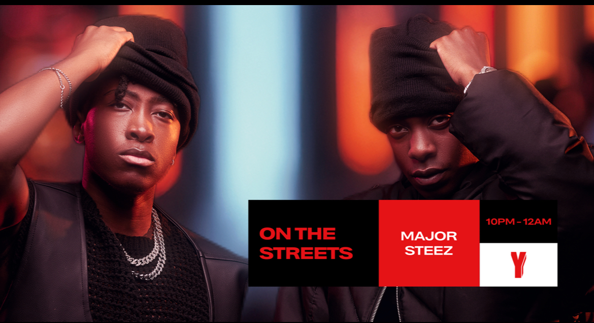Yfm's tweet photo. Catch #OntheStreets live tonight on Y, with your boys Majorsteez!! 10pm-12am, you won’t want to miss this one🤞🏽 https://t.co/BqMYb38wFj