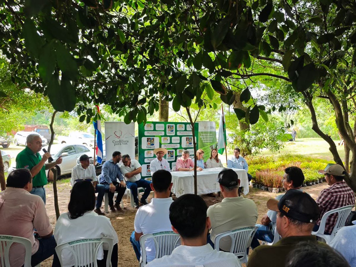 Instituto Forestal Nacional del Paraguay (@infonapy) on Twitter photo 🌱 Hoy entregamos 14.500 plantines a 35 productores de la Asoc. de Oleros de Tobatí en el marco del "Proyecto Reforestación Energética". "La leña ya no será un problema, sino una oportunidad de crecimiento", señaló <a href="/cgoralewskih/">Cristina Goralewski</a>
🔗bit.ly/reforestacione… 🌱 Hoy entregamos 14.500 plantines a 35 productores de la Asoc. de Oleros de Tobatí en el marco del "Proyecto Reforestación Energética". "La leña ya no será un problema, sino una oportunidad de crecimiento", señaló <a href="/cgoralewskih/">Cristina Goralewski</a>
🔗bit.ly/reforestacione…