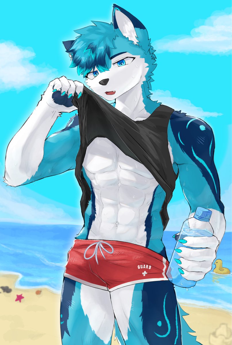LexxVR's tweet image. Ayooooo kinda hot here isn't it🥵🔥

Lifeguard at ur service :3

🎨@mazuqit