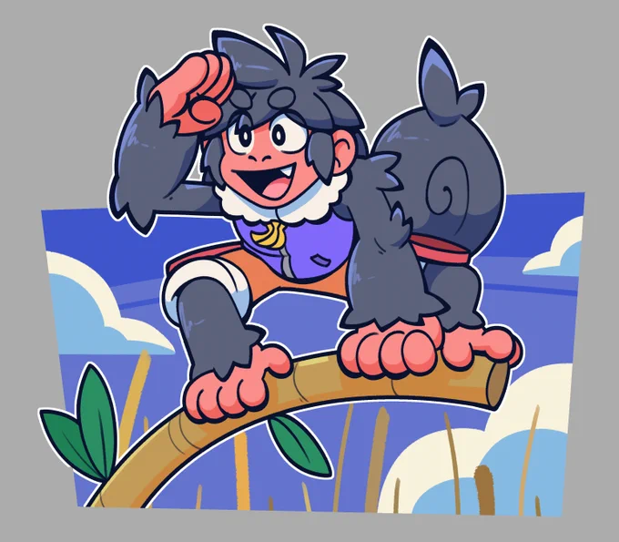 reminder that art trades are fun and that i wanna do more :)))