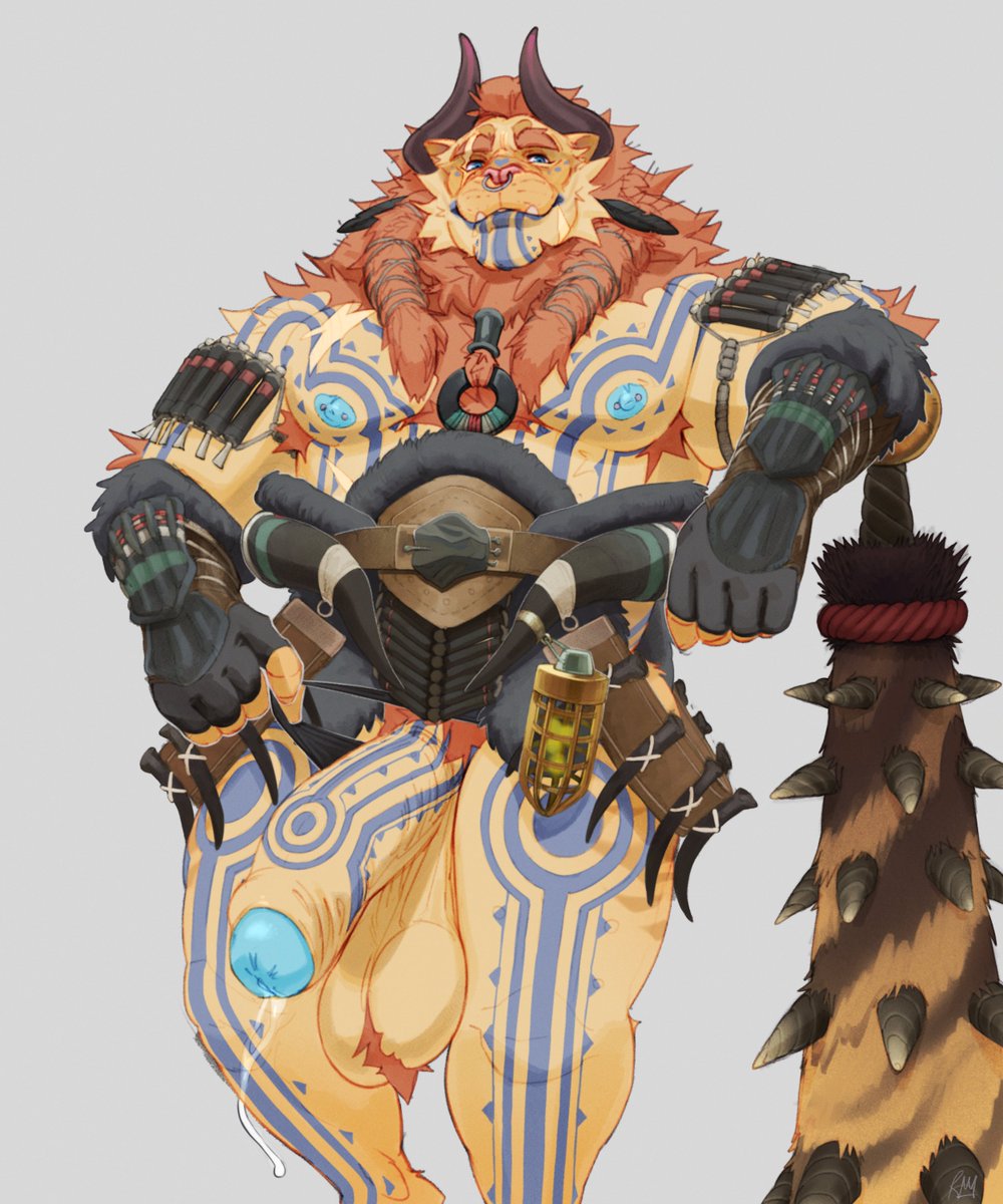 If you look closely, you'll see he's carrying two weapons... ⚔️💥