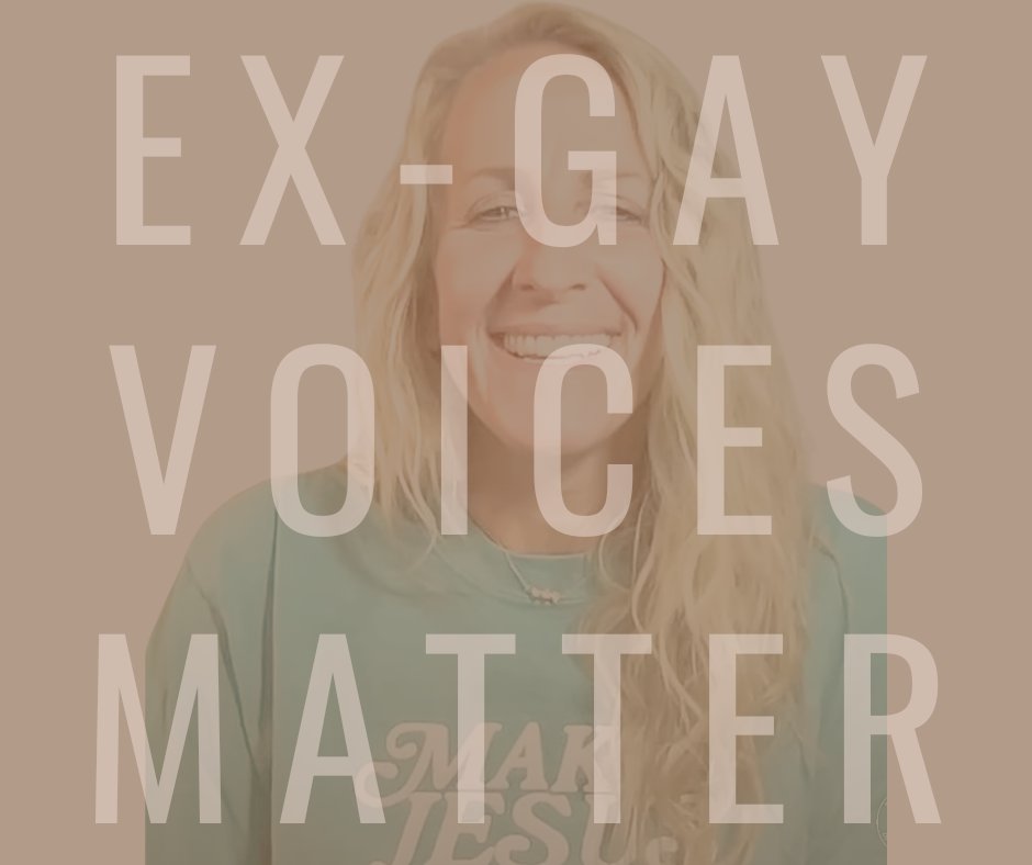 RuthInstitute's tweet photo. Ex-gay voices matter. Their stories are real. Their healing is real. And their freedom to speak and seek therapy must be protected. 

The Supreme Court will hear Chiles v. Salazar on October 7—a case that could decide whether therapists are allowed to help clients who want to change. Let’s stand for truth, freedom, and the dignity of every person. 

See our interview with Kim Zember who left the gay lifestyle: https://t.co/Dhy81uO1zh

Donate to our campaign, "Must Stay Gay is NOT Ok": https://t.co/gWJQNsg1xP