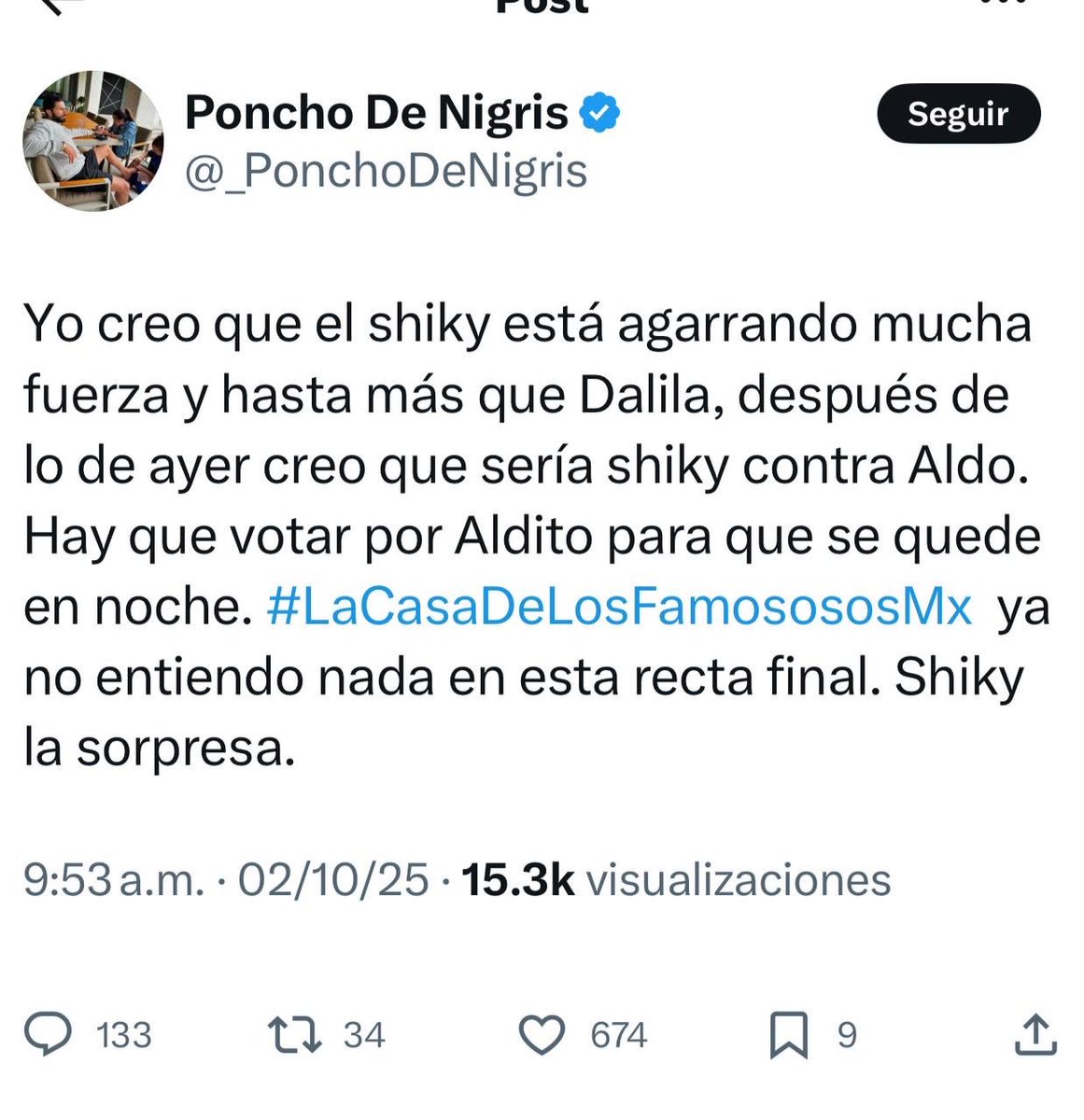 luis_gj's tweet photo. Yo creo que el Abelito está agarrando mucha fuerza y hasta más que Aldo, después de lo de ayer creo que sería Abelito contra Dalilah. Hay que votar por Dalilah para que se quede en dia. #LaCasaDeLosFamosososMx  ya no entiendo nada en esta recta final. ABELITO la sorpresa. https://t.co/13Vy15usJd