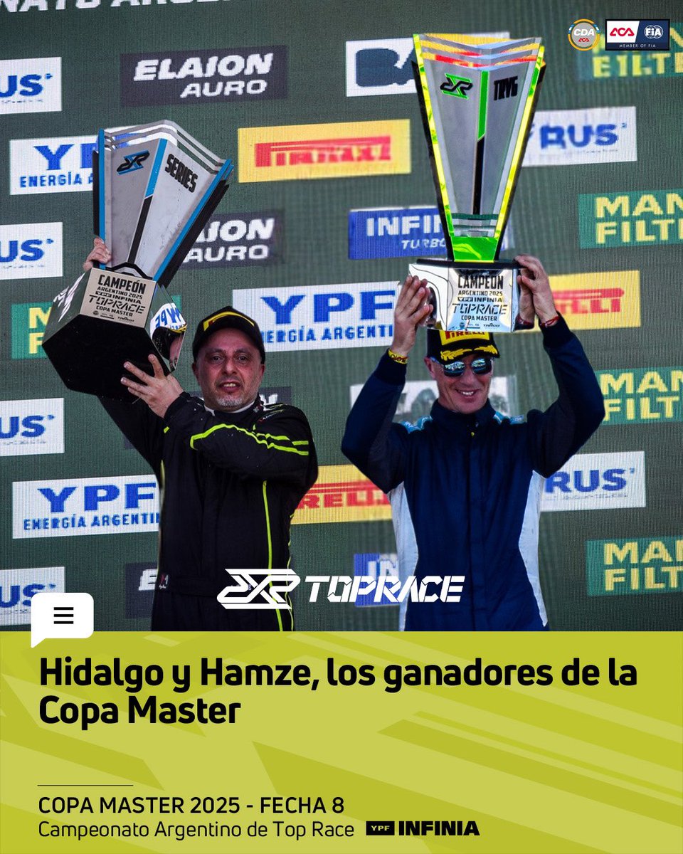 TopRaceOk's tweet photo. - #TRV6 | #TRSeries
🏆 LOS GANADORES DE LA COPA MÁSTER
🔜 https://t.co/AgLOsuR1fJ https://t.co/2MwKZ09vFE
