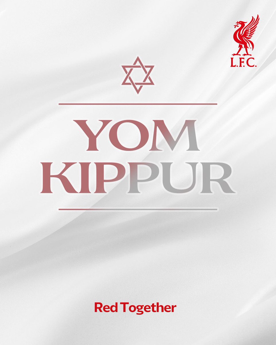 HoustonOLSC's tweet photo. G’mar chatima tovah. #yomkippur #ynwa #lfc #redtogether https://t.co/39JNZybZwB