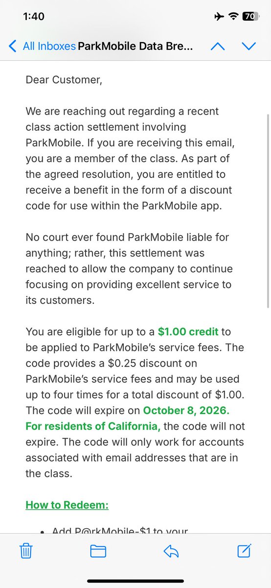 This is the worst class action payout I’ve ever seen.