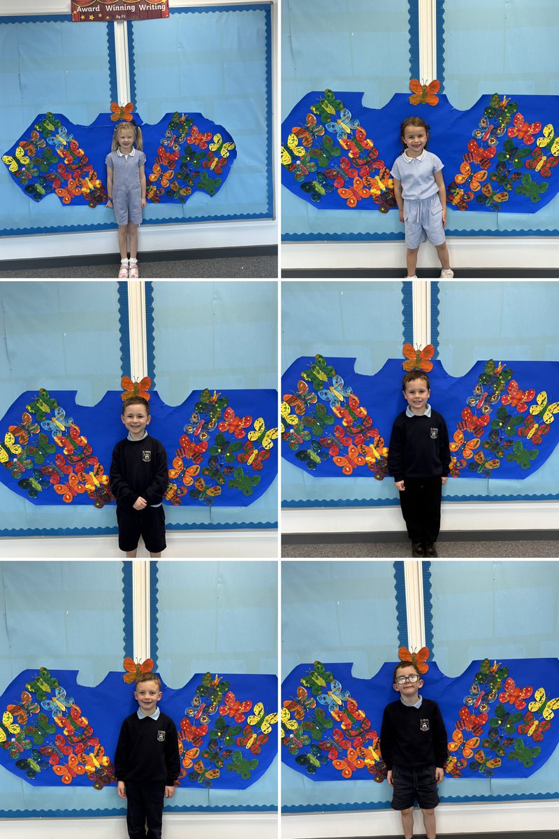 MrsPierce1604's tweet image. Our finished butterflies came together to create a beautiful display – a wonderful reminder of how individual talents can combine to make something truly special. 🌈🦋 @saintninians 
#TheButterflyProject #creativity #exploringart #fun