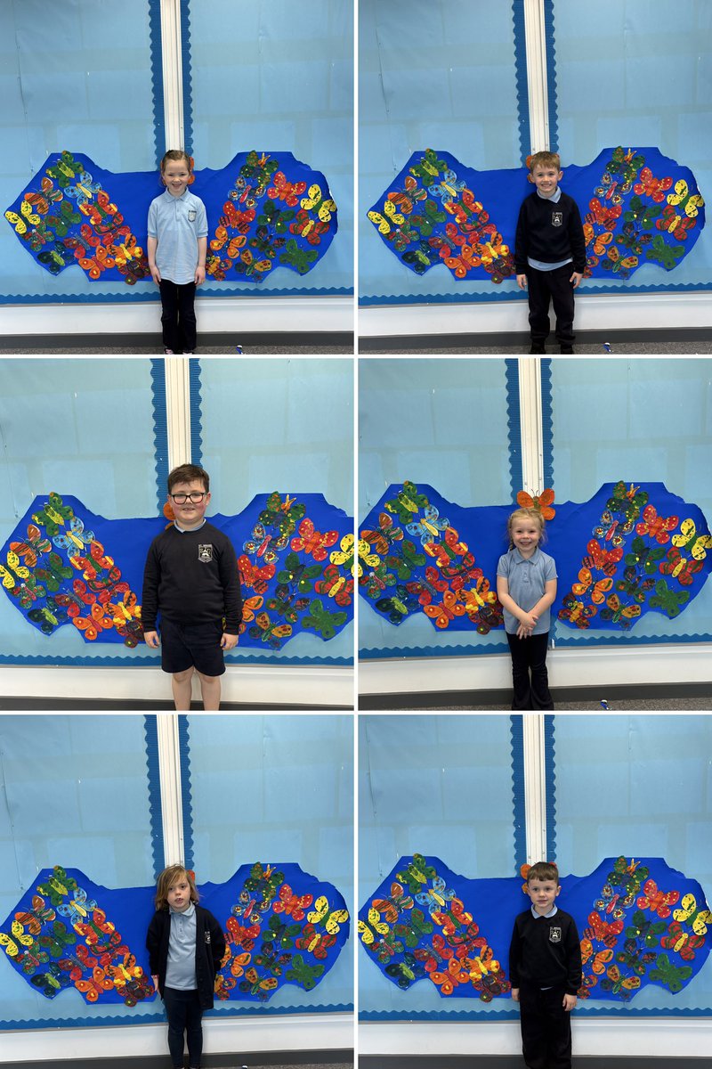 MrsPierce1604's tweet image. Our finished butterflies came together to create a beautiful display – a wonderful reminder of how individual talents can combine to make something truly special. 🌈🦋 @saintninians 
#TheButterflyProject #creativity #exploringart #fun