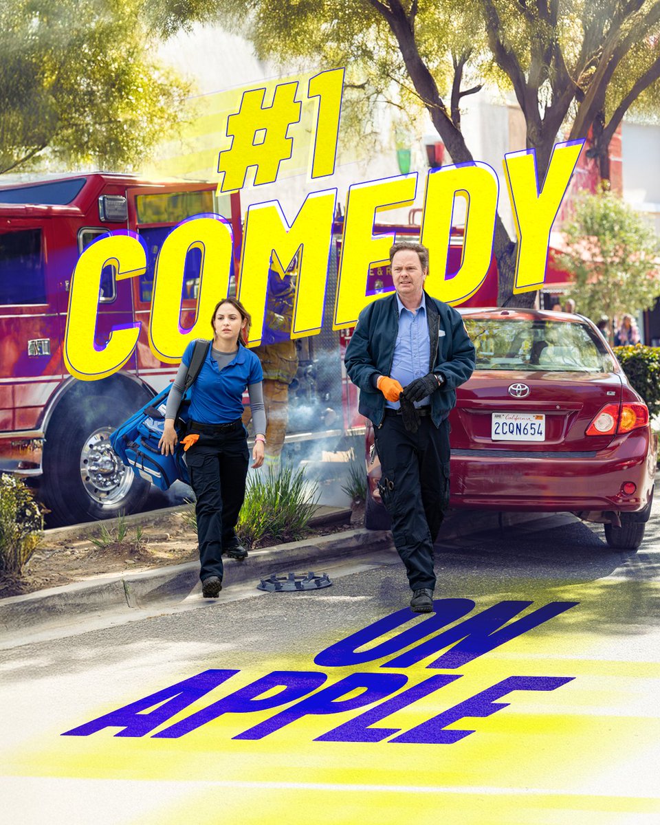 This just in from dispatch: #Code3Movie is the #1 comedy on Apple. Watch now: apple.co/4286vXt