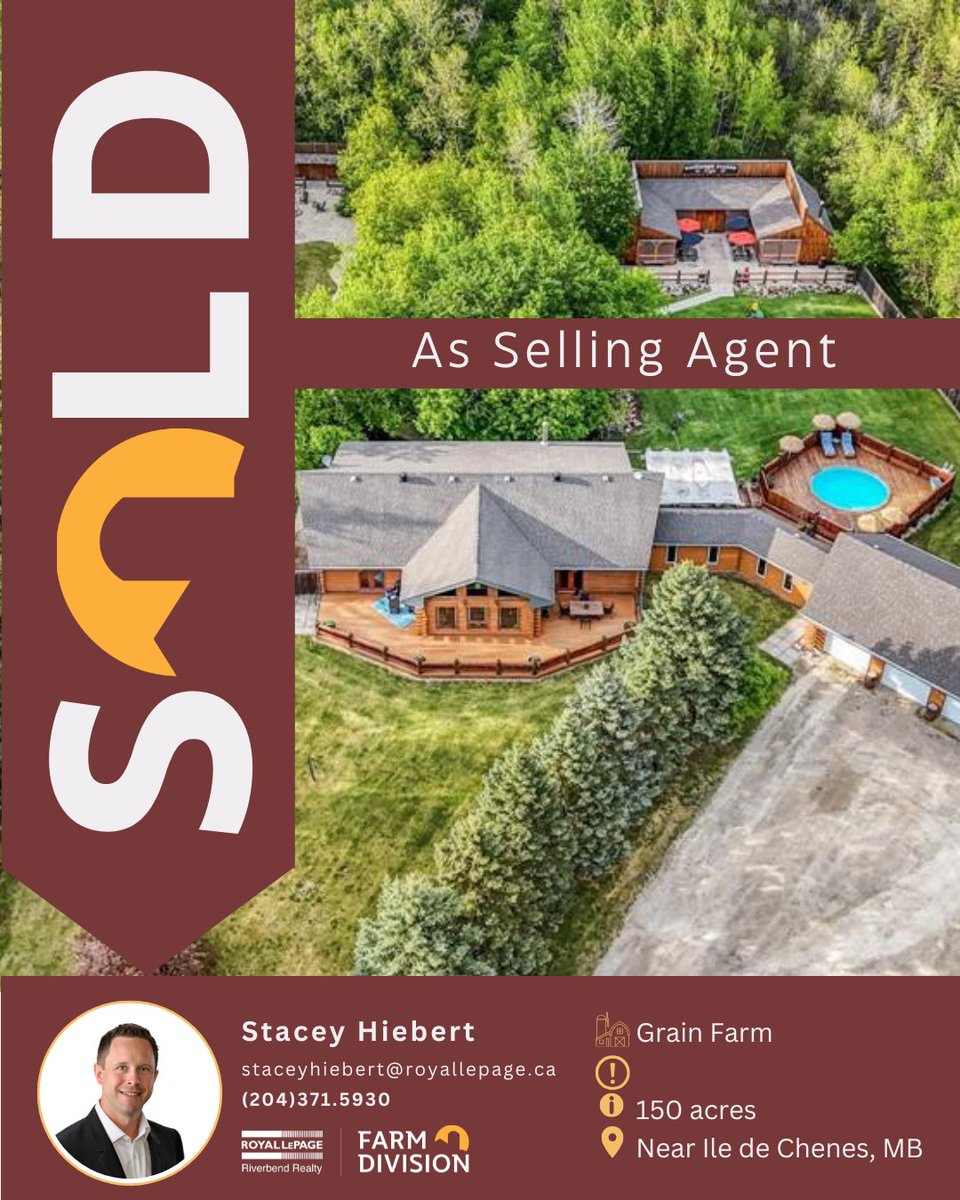 SOLD Grain farm as Selling Agent. Let's chat! #wesellfarms #yourfarmteam #grainland