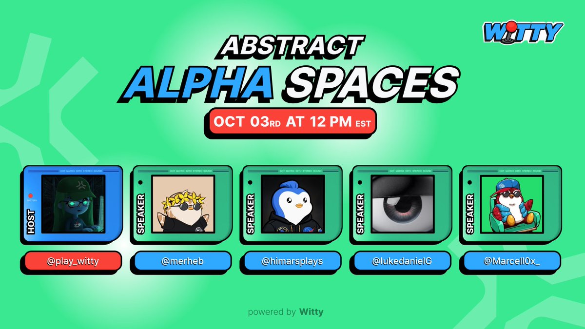 Uptober is here ✳️

Let’s talk about Abstract 

Tomorrow at 12 PM EST

Set a reminder below 👇