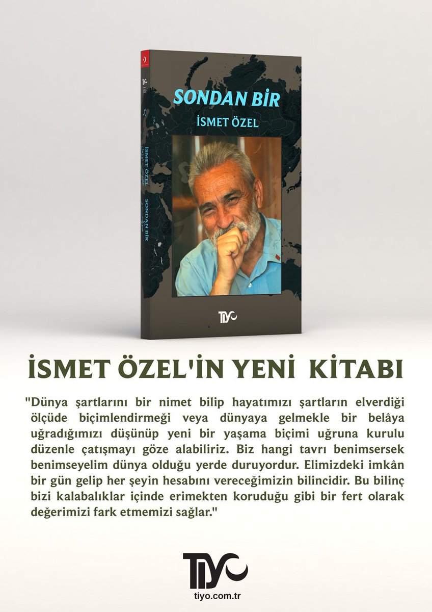 "SONDAN BİR" NEŞROLUNDU!

Fahri Genel Başkanımız Şair İsmet Özel'in yeni kitabı "Sondan Bir" neşrolundu. Serinin ilk kitabı olan "Sondan Bir" İsmet Özel'in hem Türk yazısıyla hem de Latin yazısıyla neşrolunan onuncu kitabıdır. 

istiklalmarsidernegi.org.tr/IcerikDetay?Id…