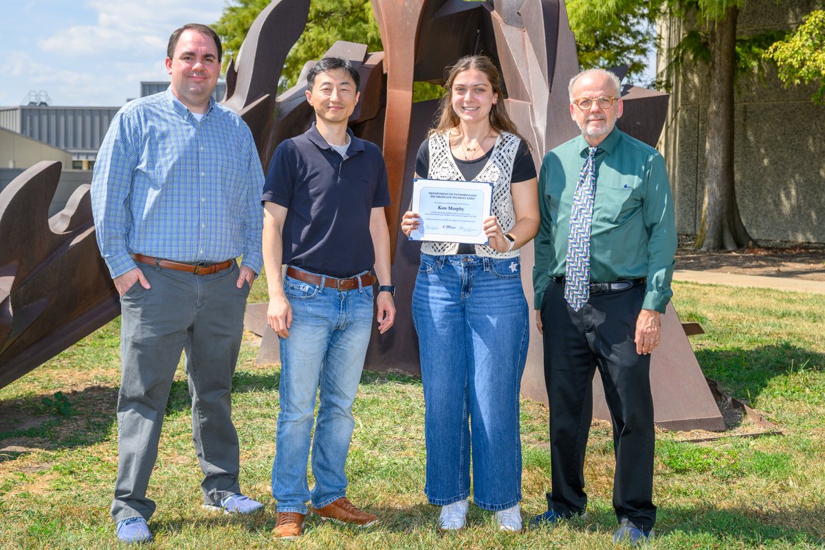 Congrats to Kate for winning the Outstanding Lightning Talk Presentation Award at PATH Graduate Student EXPO 2025! Your hard work and dedication deserve this award.