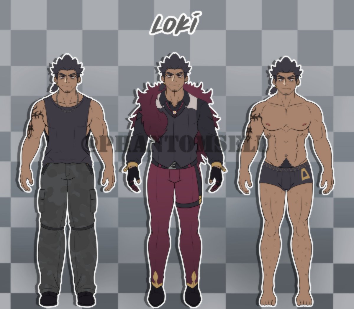 [Pokémon Gijinka] New ref for Loki the Banette!!!