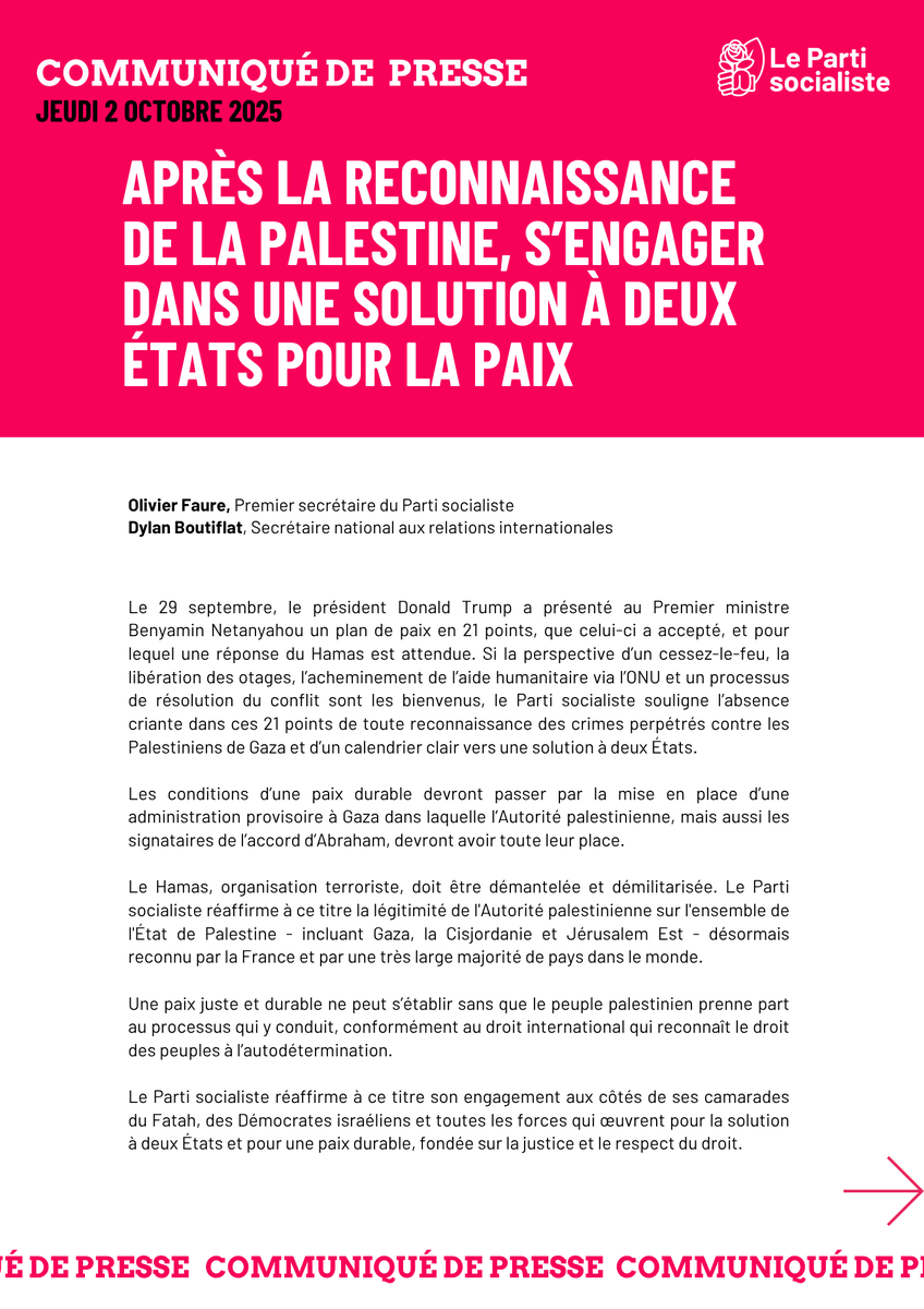 Parti socialiste tweet media