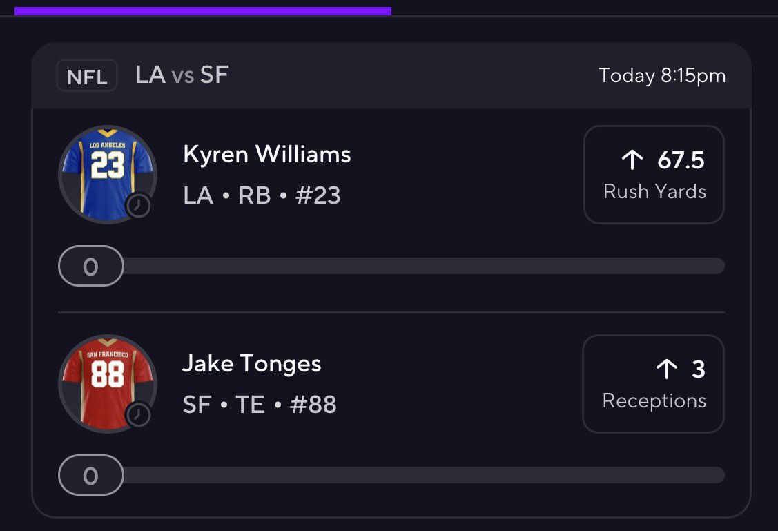 parlay_plug's tweet image. TNF 3X.🏈

Jake Tonges Over 3 Receptions

Kyren Williams Over 67.5 Rush Yards 

📊 @propsbotai

👇TRY IT FOR FREE

🔗 link.propsbot.ai/lukonATm6tb

#PrizePicks #NFLProp #DailyFantasy #GamblingTwitter #SportsBettingX #PrizePicksNFL #Gambling𝕏