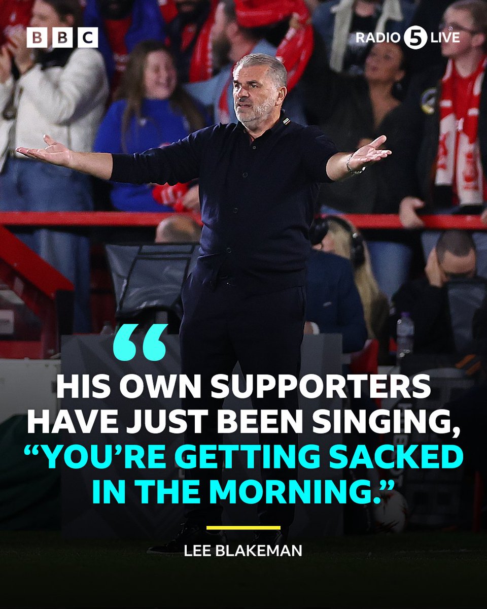 🫣 It's getting toxic at the City Ground...

Midtjylland's victory against Nottingham Forest means Ange Postecoglou is now SIX without a win 😬

#BBCFootball #NFFC #NFOFCM