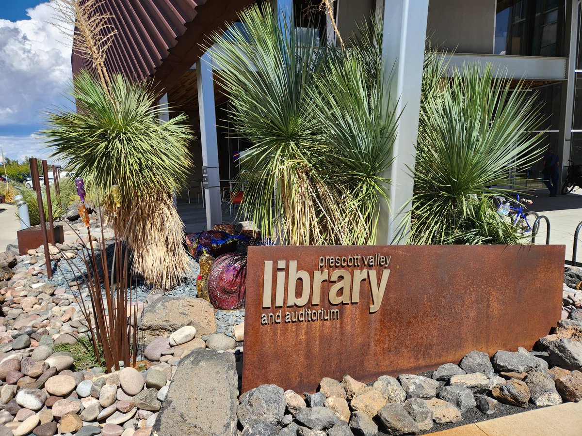 IndCommAZ's tweet photo. Thank you to the @PrescottVly for hosting our September 25th Commission Meeting! The Library is a beautiful building with astounding decor. We highly recommend visiting the fourth floor for amazing views of the valley. The Crystal Room was the perfect setting for our meeting. https://t.co/A9Pth5WLj9