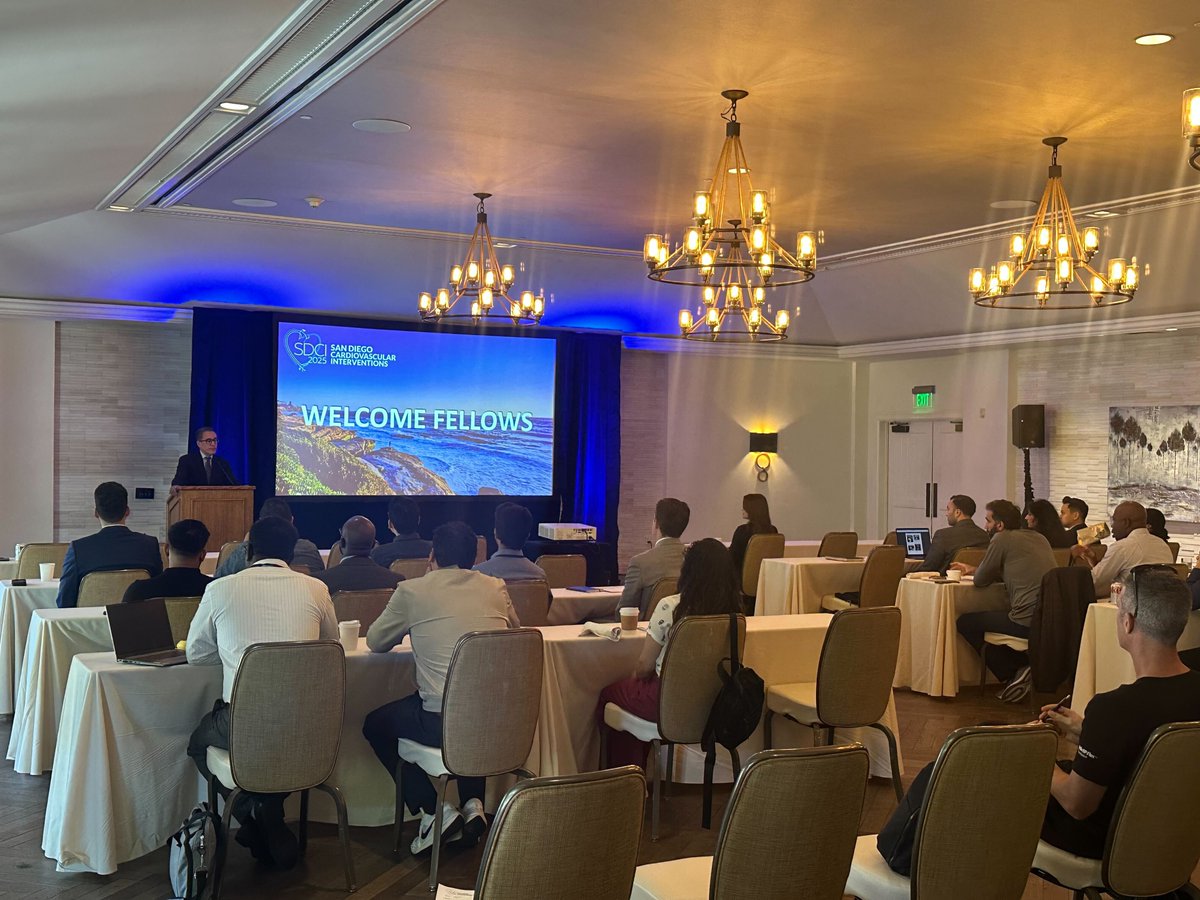 SDCI_Symposium's tweet photo. The 2025 SDCI Fellows Course is underway! ❤️🫀

Register NOW for the SDCI General Session here:
https://t.co/YAy73Q9WT3

#CardioTwitter #CardioX https://t.co/t4oBi4xurN
