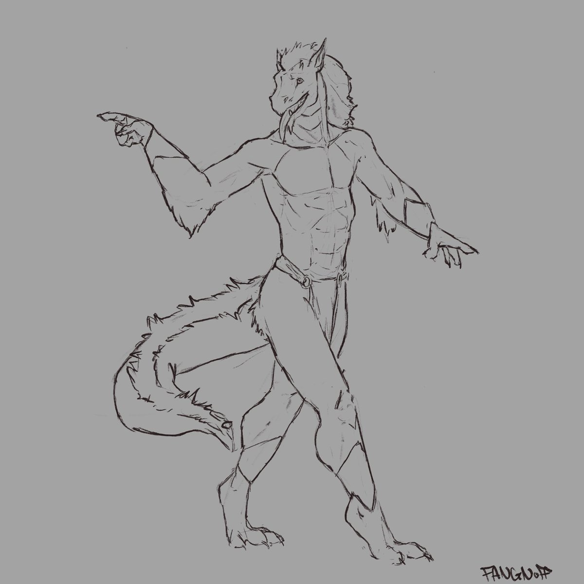 Comm for <a href="/Renzeyakaru/">Renzey</a> 
This guy was fun to work on!