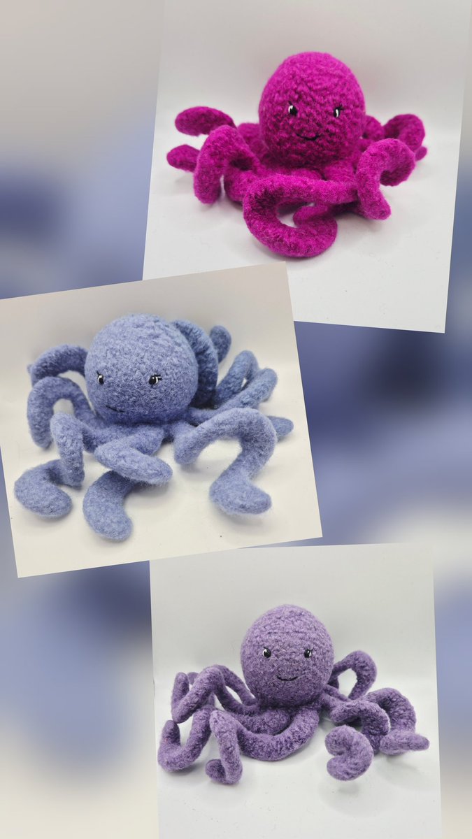 Still time to get 25% off an Octopussy . Use the code OCTO1. Valid until midnight tonight , 2nd October  clasicats.etsy.com/?coupon=OCTO1
#CatsOfX 
#CatsOnTwitter 
#cats 
#octopussycrew
#bestcattoys
#catnip
#etsyshopuk
#felted
#whiskerswednesday
#October