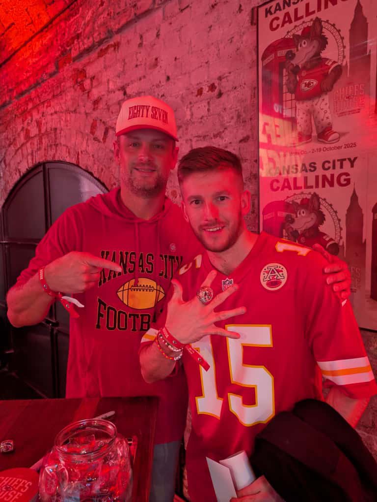 Just a guy with more SB rings than Josh Allen 🤷‍♂️ 

#ChiefsKingdom