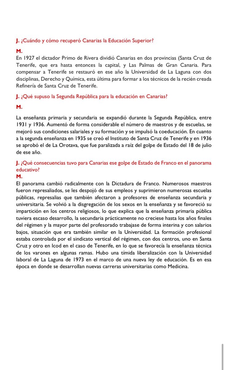 <a href="/MaCasanova/">macarena casanova</a> <a href="/blogmaniacos/">blogmaníacos</a> #conversacion de <a href="/jhergony/">@jhergony</a> y un hermano investigador de la Historia. Esas primeras escuelas en Canarias …Tras el preestreno de <a href="/acontrafilms/">A Contracorriente</a> #Laprimeraescuela surgen preguntas y …