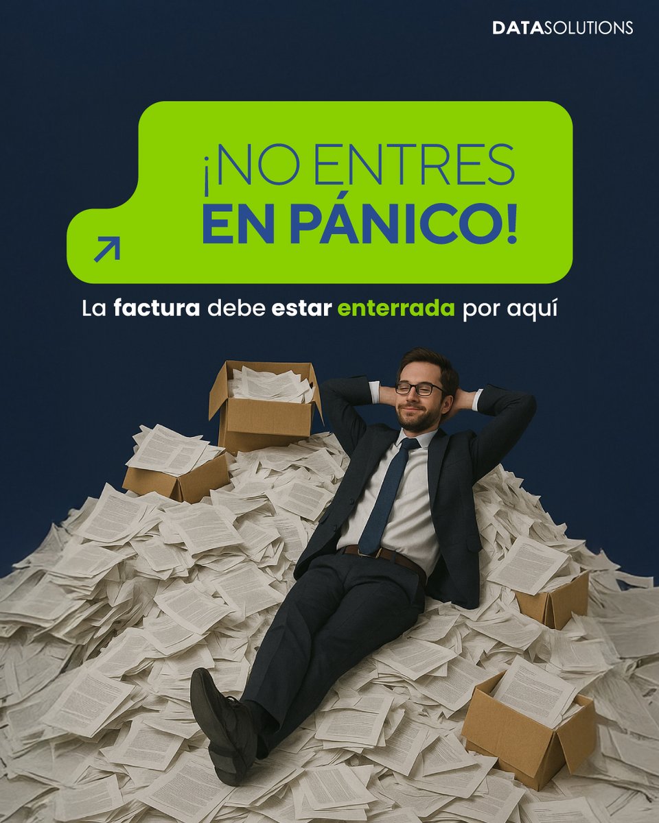 DatasolutionsSA's tweet image. Buscar una factura en medio del caos puede ser una pesadilla…
Con DataSolutions olvídate del pánico y gana control total de tu información.
✔ Tus documentos en segundos
✔ Ahorra tiempo y esfuerzo
✨ La tranquilidad de tu empresa empieza con una buena gestión documental.