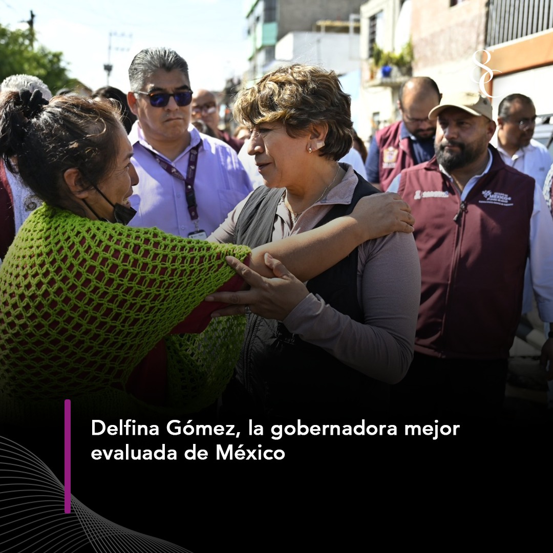 8columnasmx's tweet image. 📊👩‍⚖️ | De acuerdo con @#DemoscopiaDigital, @delfinagomeza se posicionó como la gobernadora con mayor aceptación a nivel nacional, con un 65.2% de respaldo ciudadano a su gestión en el Estado de México.

8columnas.com.mx/estado-de-mexi…