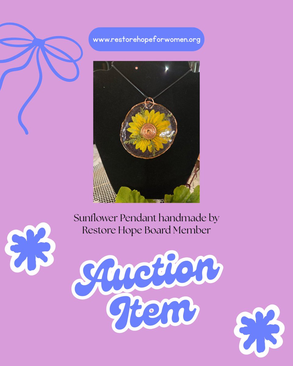 restorehopeinc's tweet photo. Last chance to get your bids in! Bidding closes tomorrow at 8 PM ET.

Every dollar counts towards helping women experiencing homelessness!

https://t.co/sFXKf096ao https://t.co/DDgXSErnfk