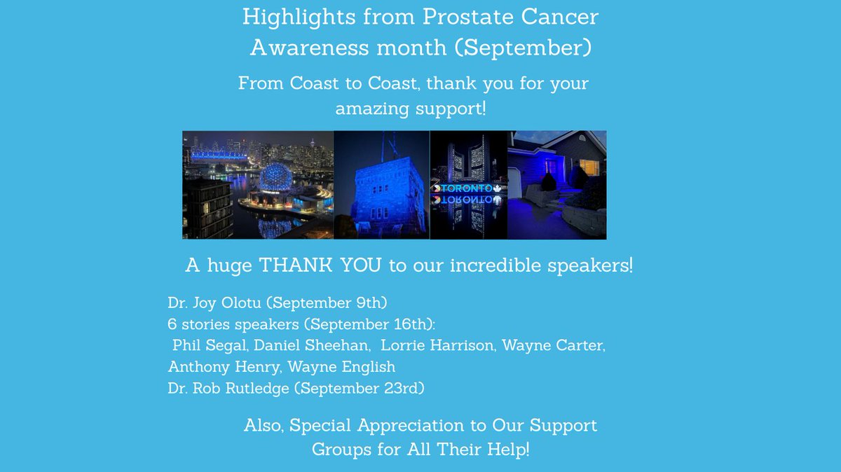 Prostate Cancer Foundation Canada tweet media