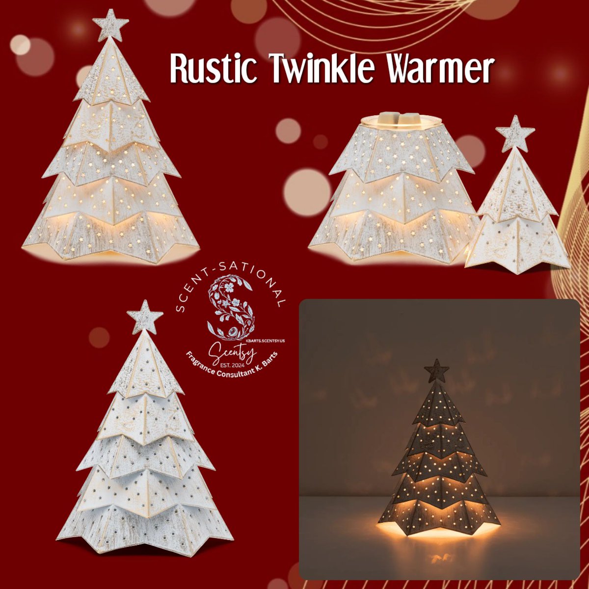 RFuryNews's tweet image. ✨ Add rustic charm and cozy vibes to your space with our Rustic Twinkle Warmer! Perfect for this fall season. 🍂 Snag yours here: kbarts.scentsy.us/shop/p/104496/…

#HomeDecor #FragranceLovers #RusticCharm #FallVibes

How do you style your home for autumn? 🍁