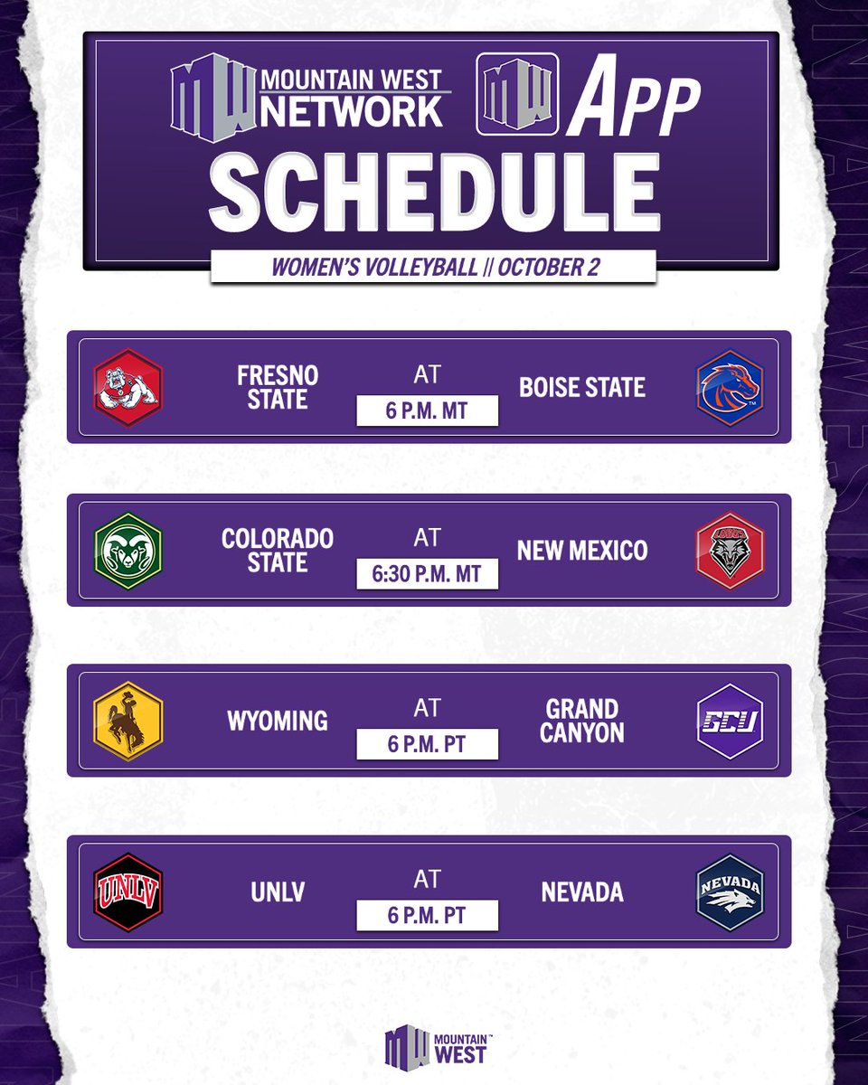 MW_OlySports's tweet image. Lots of #MWVB on the Mountain West Network tonight 🤩