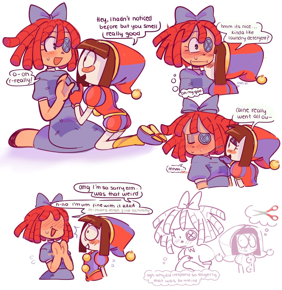 curryroux08's tweet image. yuriiii also do yall think ragatha gets tossed into the laundry
  
#TheAmazingDigitalCircus #TADC #ragapom #jesterdoll