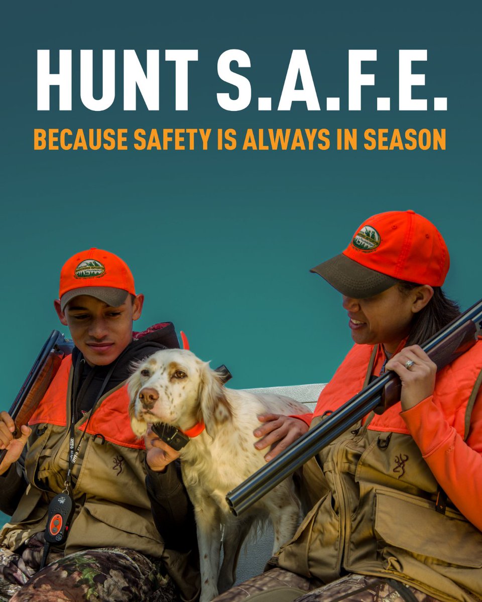 ProjChildSafe's tweet photo. Whether you're perched in a tree stand or tucked in a ground blind, #HuntSAFE:
🔐 Store firearms responsibly
⚠️ Always practice safety
🧠 Focus on your responsibilities
📚 Educate others
Use our checklist to keep safety top of mind:
https://t.co/9FgksAtpZZ https://t.co/7RQ7wIDEgk
