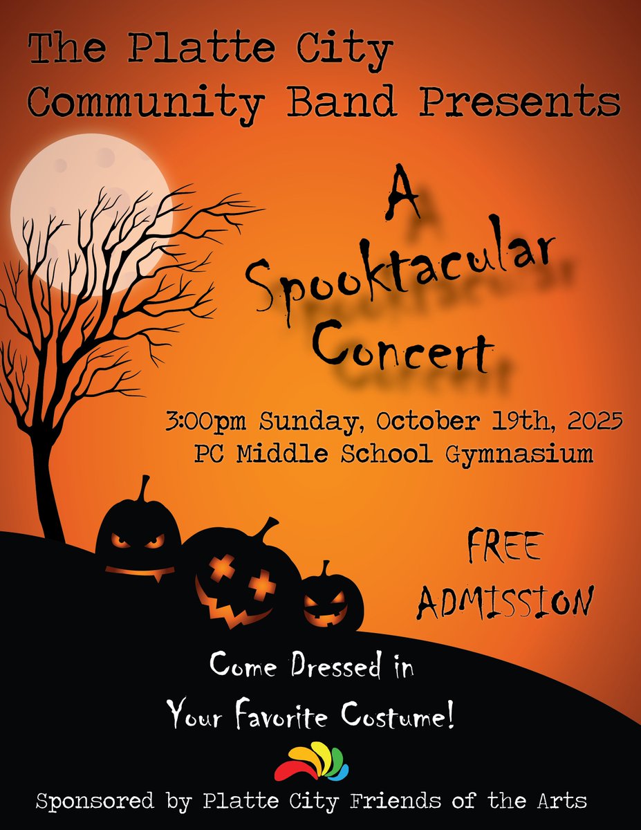 Join the Platte City Community Band for \, image size:927x1200