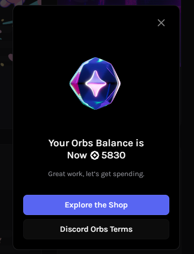 CamRacerX's tweet photo. I've said this and I'll say it again, discord orbs is the best feature theyve added https://t.co/YfiJ8TIT7D