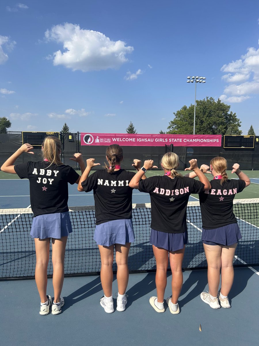 So proud of these ladies' efforts this week. Great play in all situations and definitely earned it! 
Abby/Addi 🥉
Addison/Reagan 6th